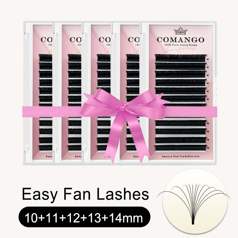 5 pcs Easy Fans Volume Lash Extensions