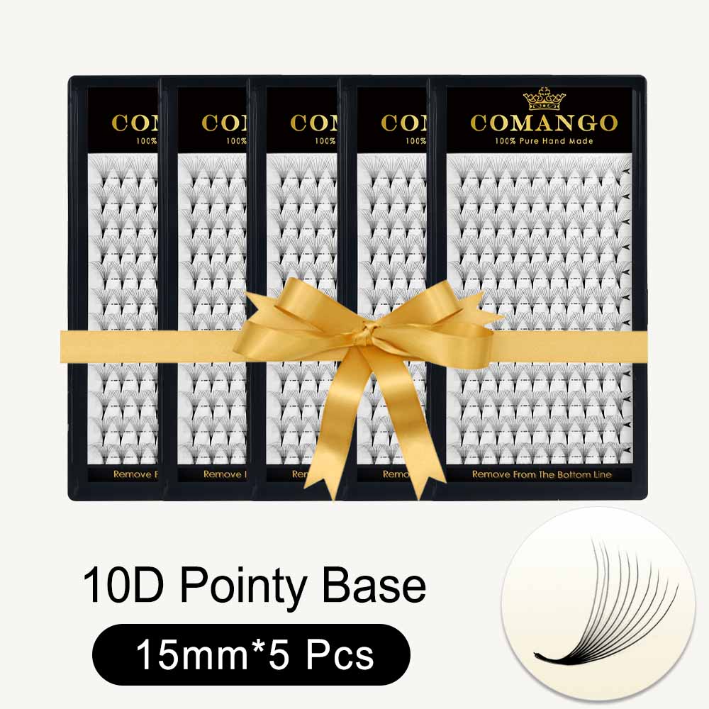 5pcs 3D 6D 10D Premade Volume Fans Pointy Base 0.07