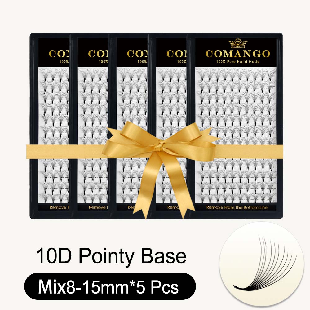 5pcs 3D 6D 10D Premade Volume Fans Pointy Base 0.07