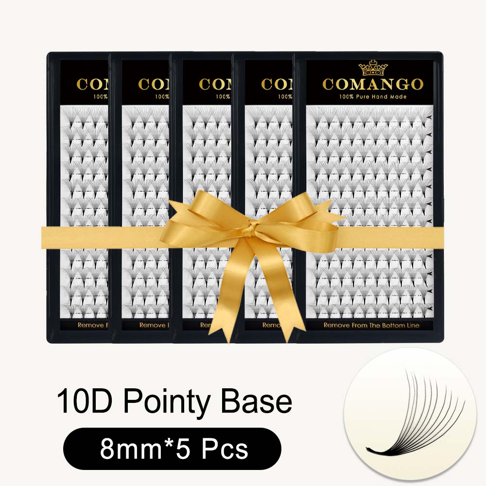 5pcs 3D 6D 10D Premade Volume Fans Pointy Base 0.07