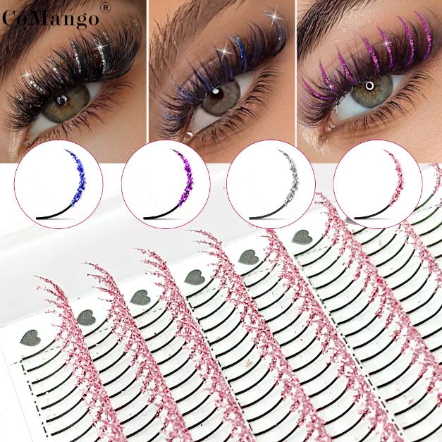 Glitter Spikes Wispy Lash Extensions 0.07