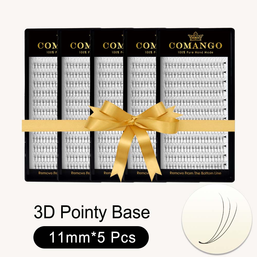 5pcs 3D 6D 10D Premade Volume Fans Pointy Base 0.07