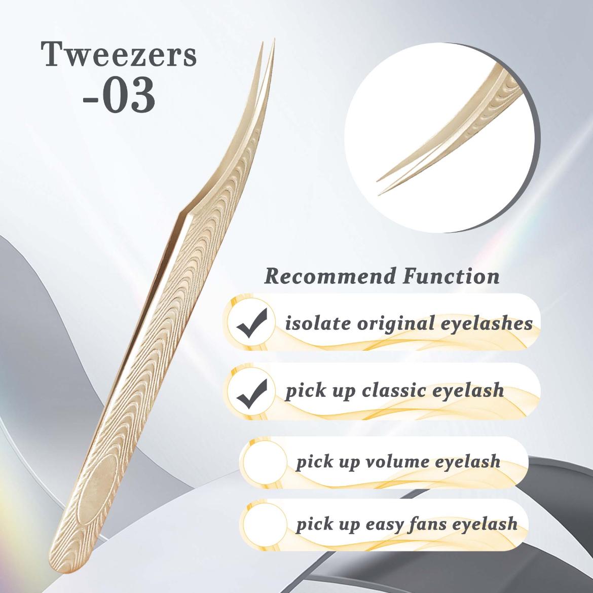Lashes Extensions Tweezers