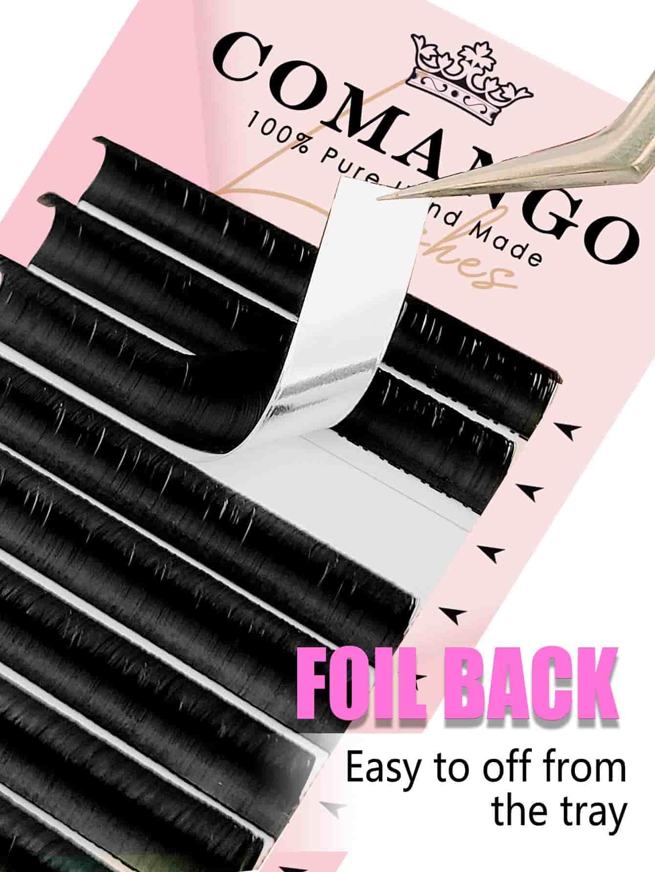 NEW! 0.07 Cashmere Easy Fans Volume Lash Extensions Matte Black
