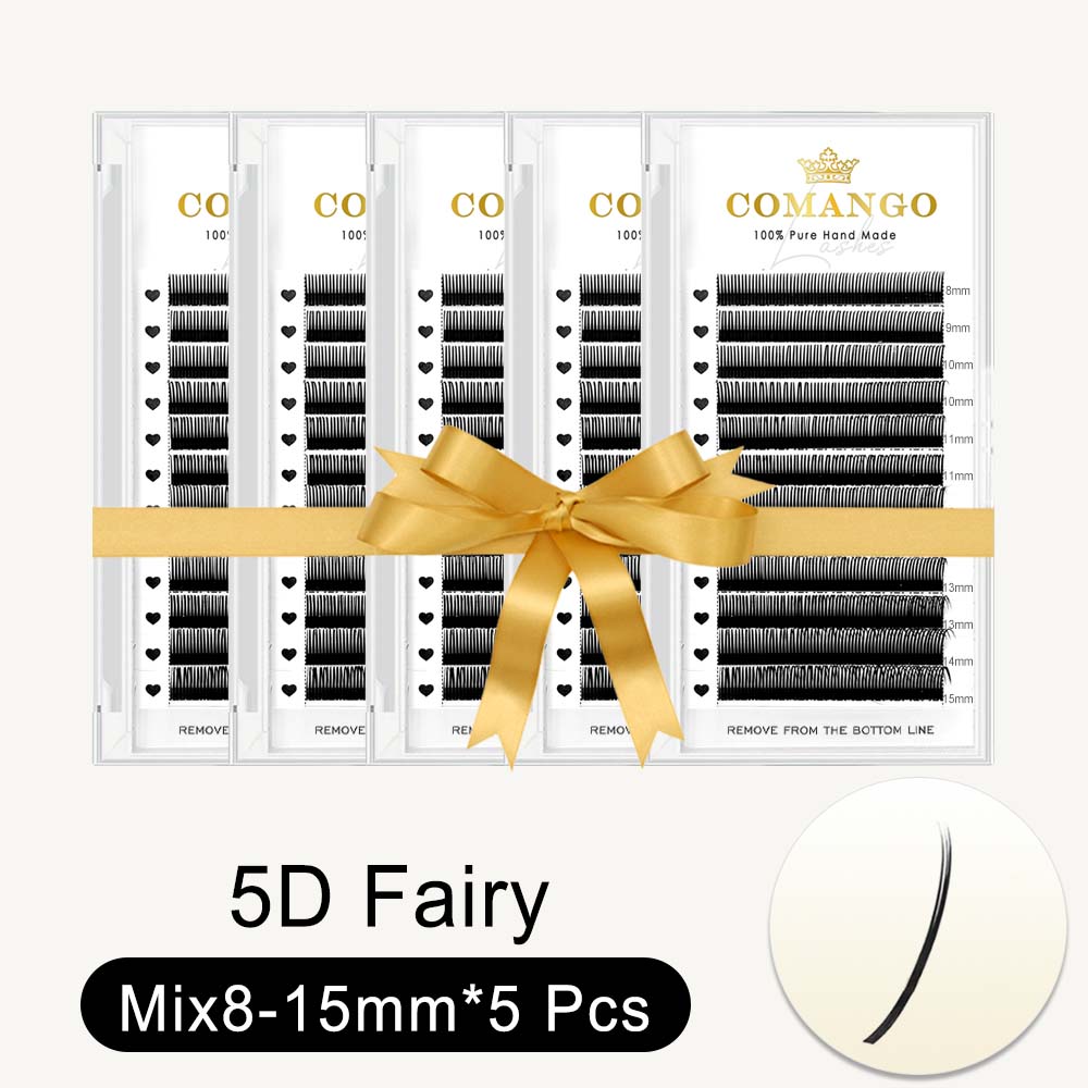 5Pcs 5D Fairy Spike Lash Extensions 0.07