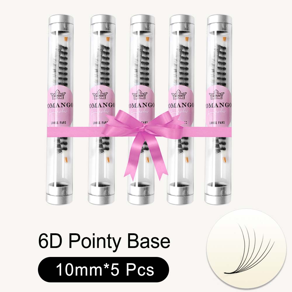 5pcs Pointy Base 600 Fans Premade Volume Fans