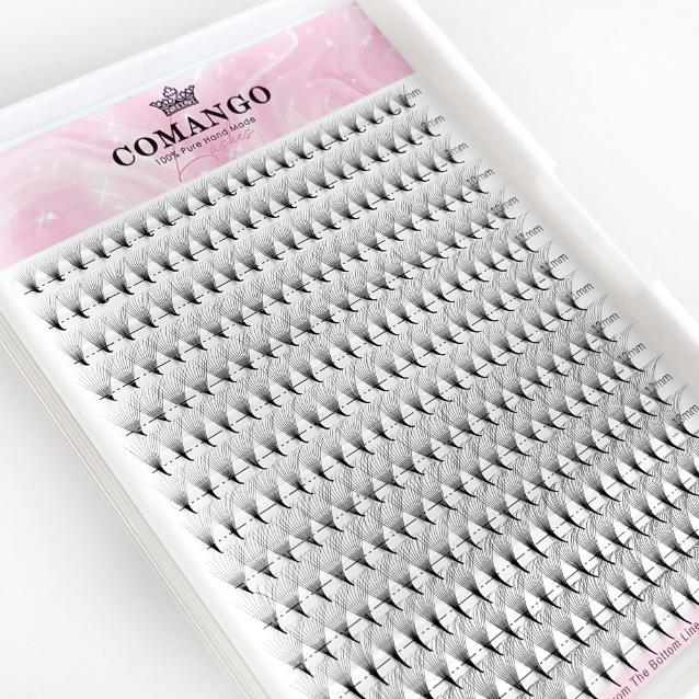 Premade Volume Fans 0.07 – Pointy Base Lash Extensions – 300 Fans