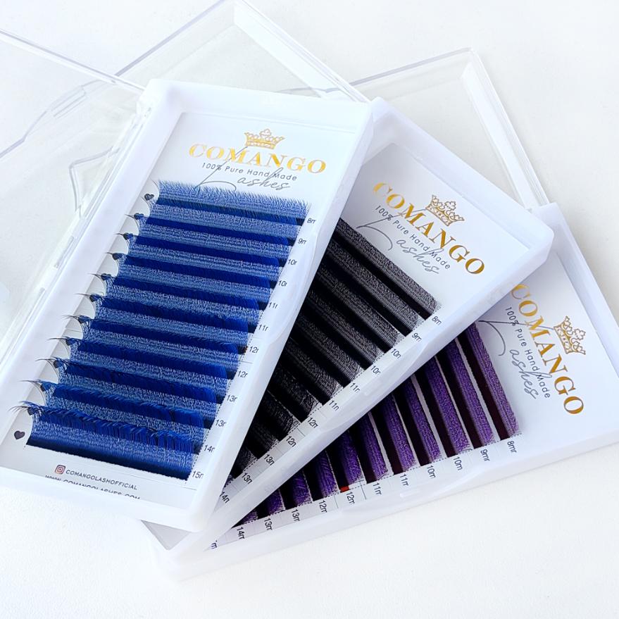 3D-W Colored Lash Extensions – Premade Fans