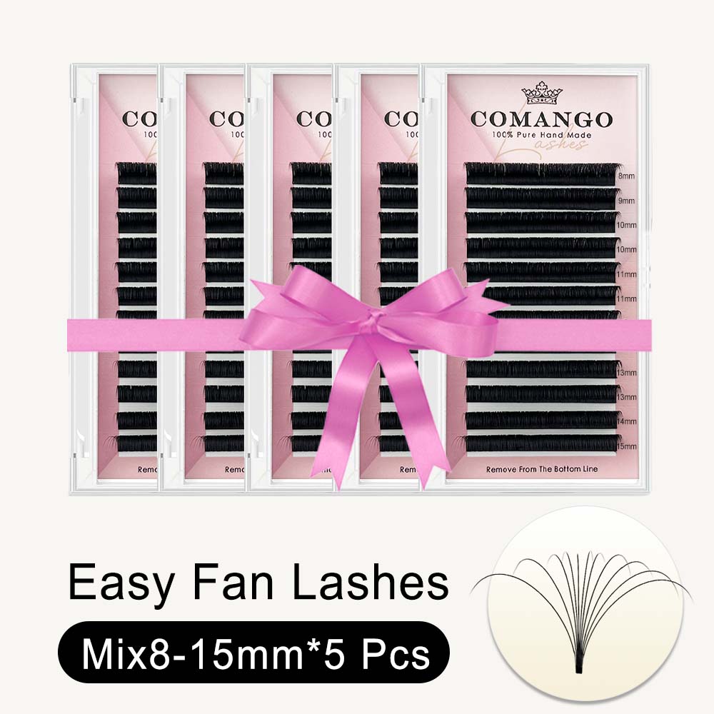 5 pcs Easy Fans Volume Lash Extensions
