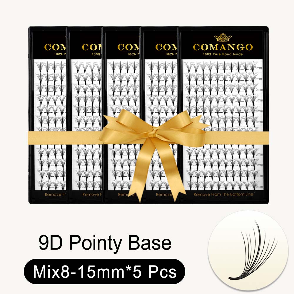 5pcs 5D 7D 9D Wispy Premade Volume Fans Lash Extensions