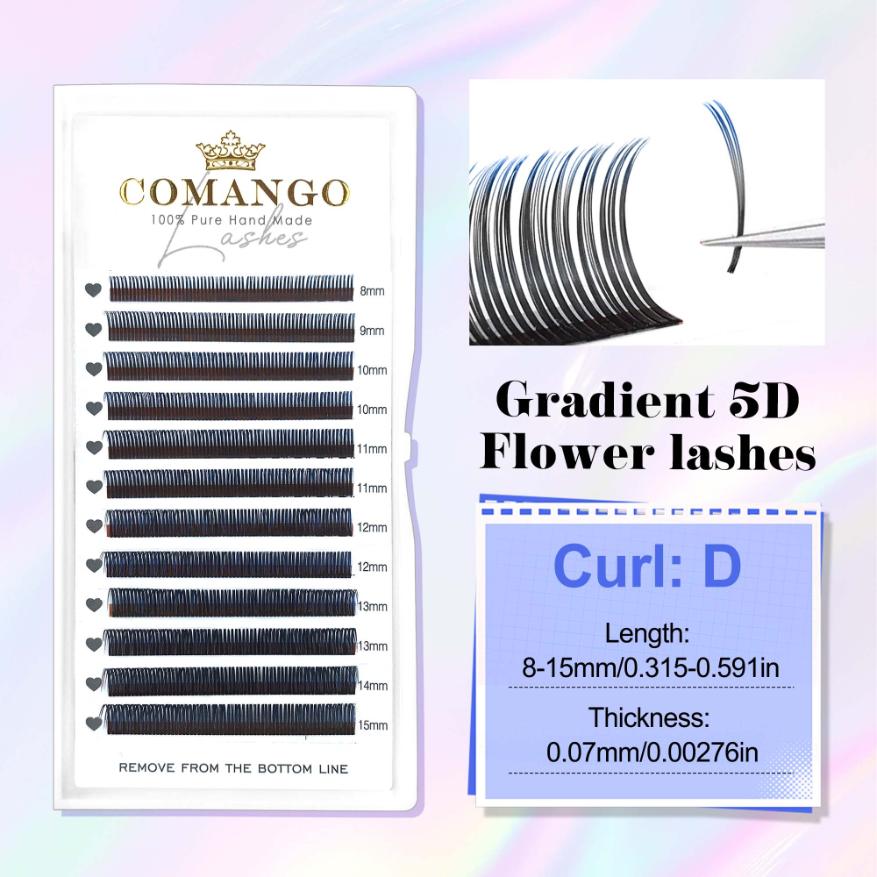 Gradient 5D Fairy Spike Lash Extensions 0.07