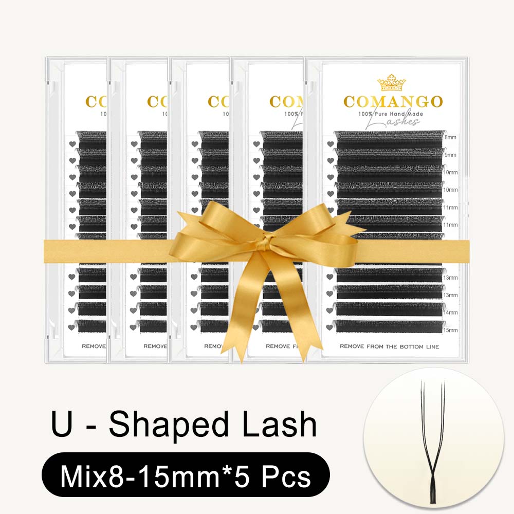 5 pcs U Shaped YY Lash Extensions