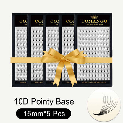 5pcs 3D 6D 10D Premade Volume Fans Pointy Base 0.07