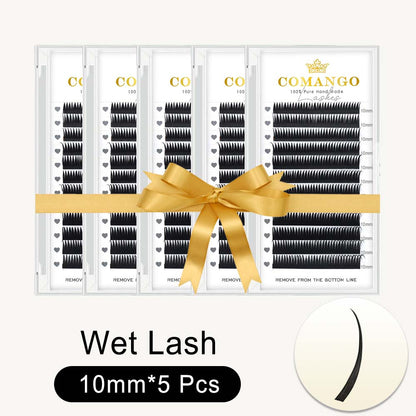 5 Pcs Wispy Wet Lash Extensions Anime Lashes
