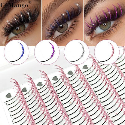 Glitter Spikes Wispy Lash Extensions 0.07