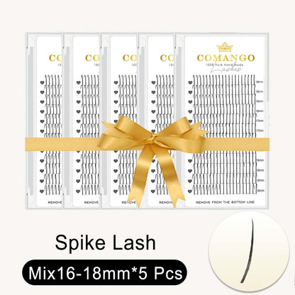 5 Pcs Spikes Wispy Lash Extensions 0.07