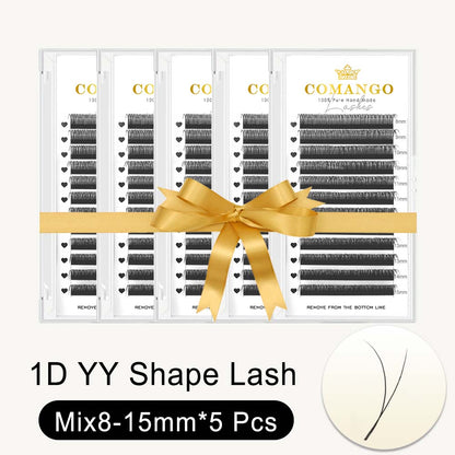 5 pcs 1D Y Shaped Lash Extensions 0.07