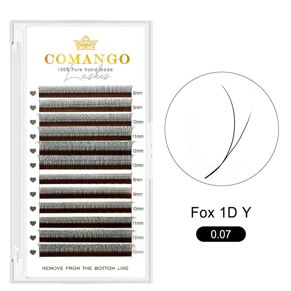 Fox 1D Y Shaped Lash Extensions 0.07