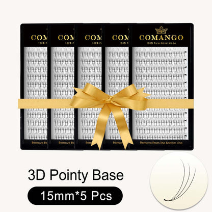 5pcs 3D 6D 10D Premade Volume Fans Pointy Base 0.07