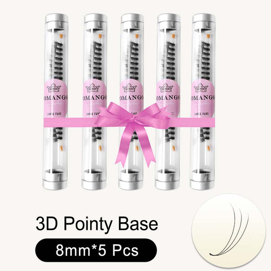 5pcs Pointy Base 600 Fans Premade Volume Fans