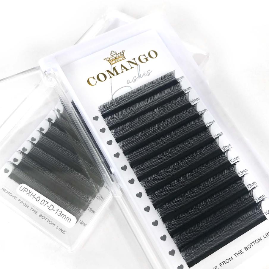 U Shaped Y Parallel Flowers Lash Extensions