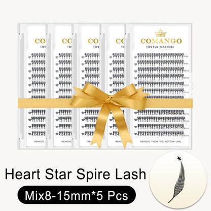 5 Pcs Spire Anime Lash Extensions 0.07
