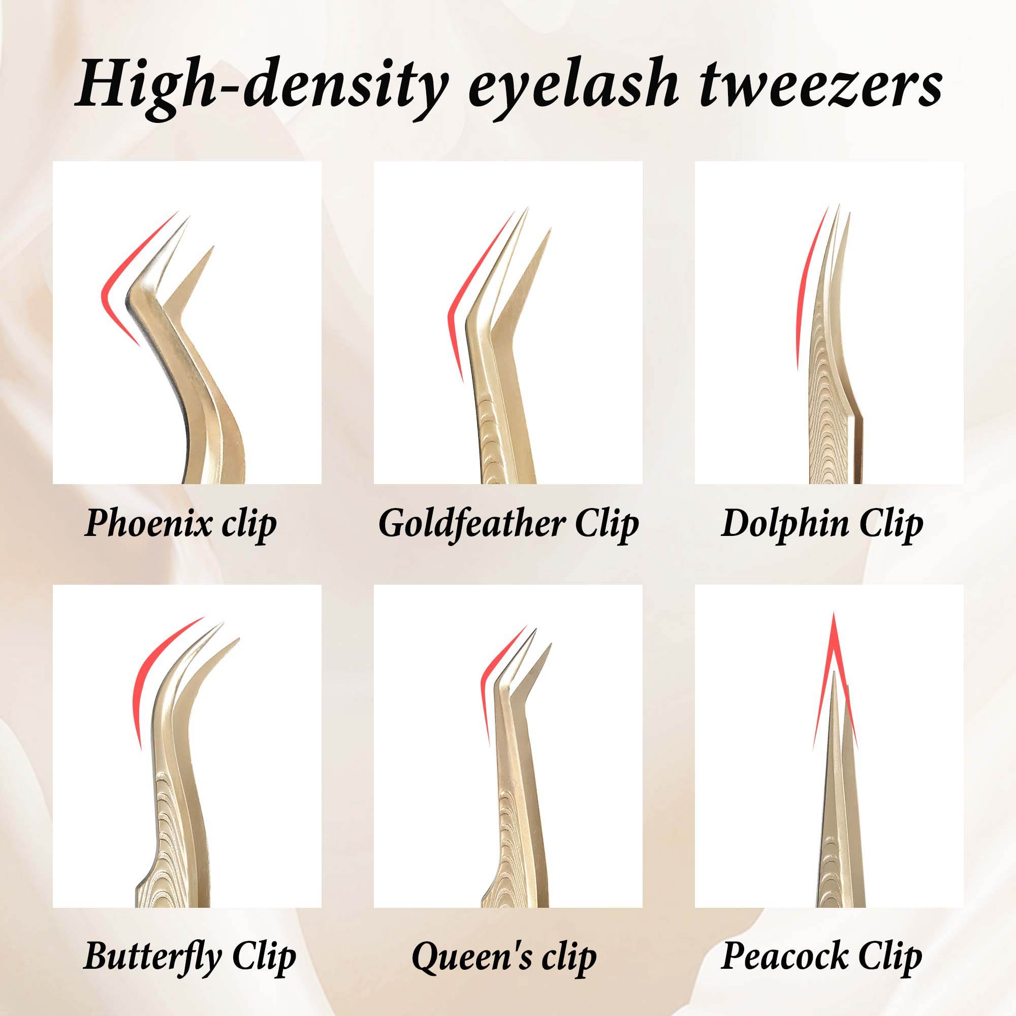 Lashes Extensions Tweezers