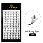 CoMango Lashes 9D wispy premade volume fans lash extensions tray for professional eyelash application