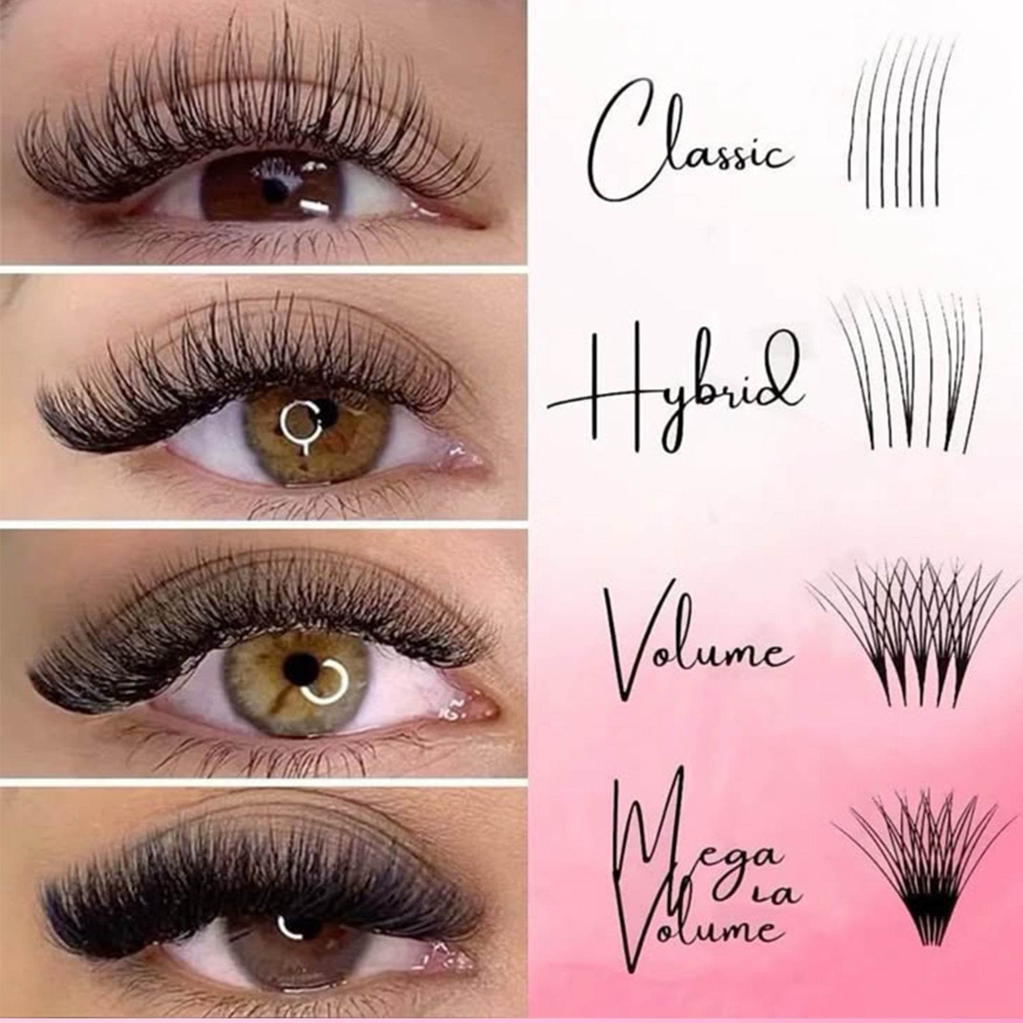 NEW! 0.05 Cashmere Easy Fans Volume Lash Extensions Matte Black
