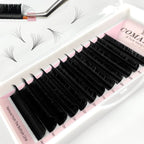 NEW! 0.05 Cashmere Easy Fans Volume Lash Extensions Matte Black