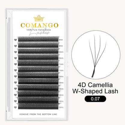 Camellia 4D W Eyelash Extensions | Premade Volume Lashes